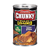 Campbell's Fully Loaded beef stew soup Full-Size Picture